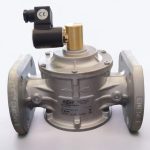 شیر برقی گاز فلنجی