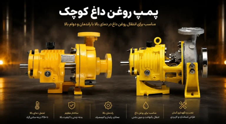 پمپ روغن داغ کوچک